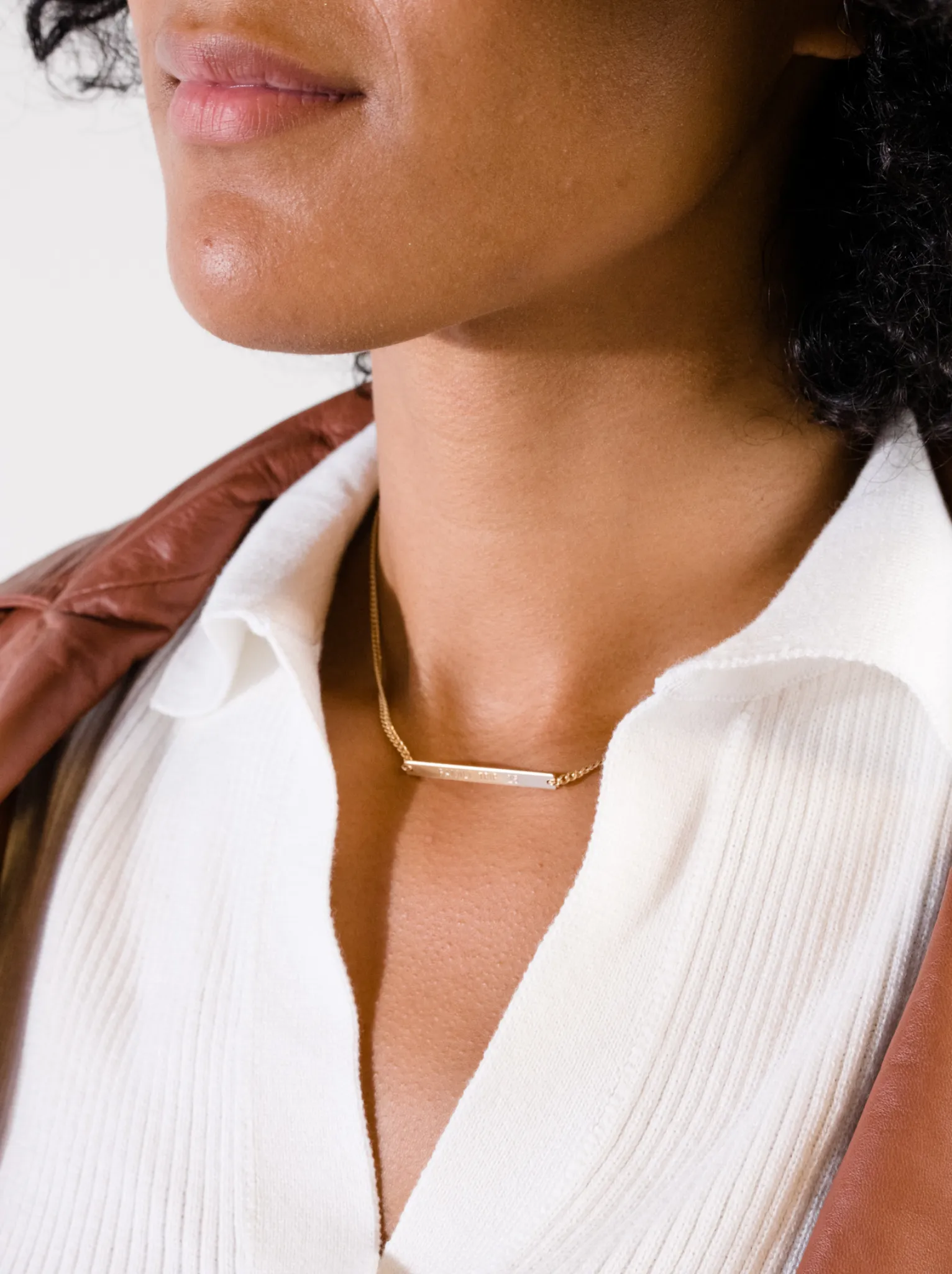 Personalized Curb Chain Necklace
