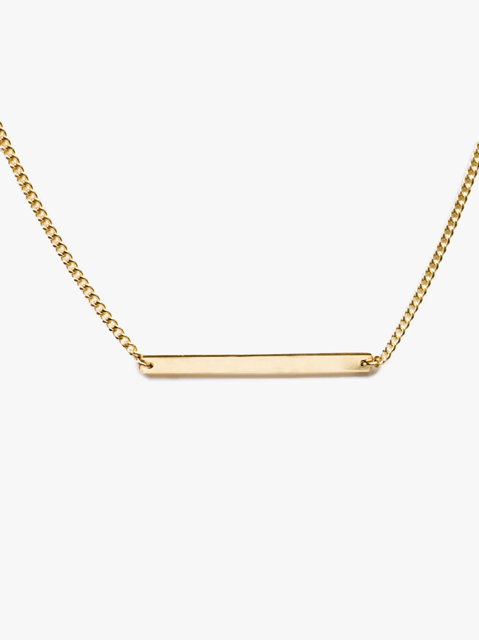 Personalized Curb Chain Necklace