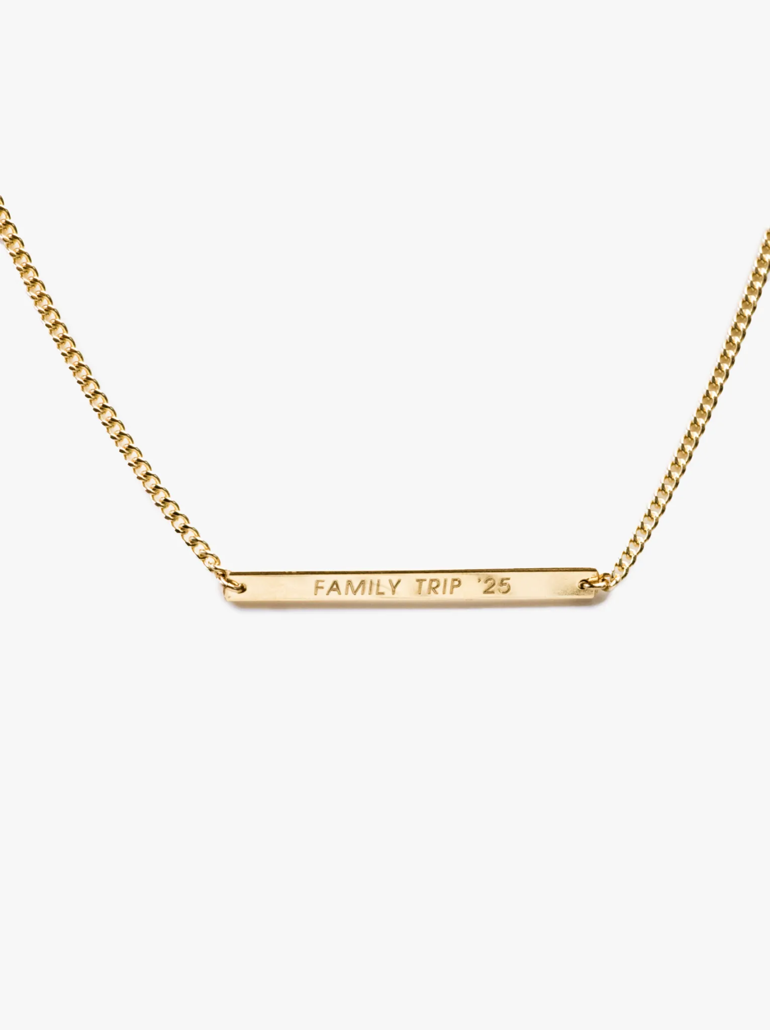 Personalized Curb Chain Necklace