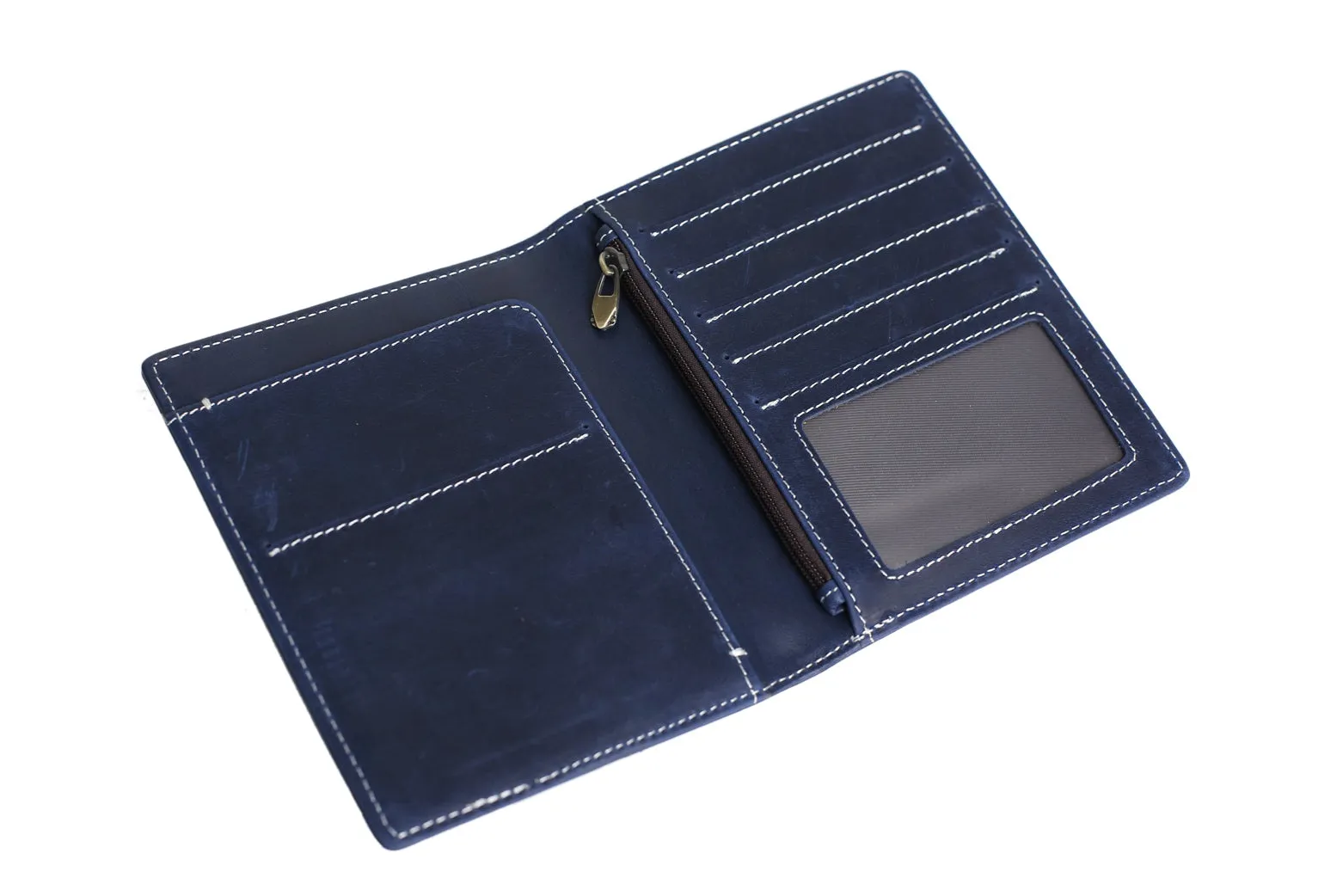 Personalized Leather Travel Wallet, Passport Holder, Card Holder - Groomsmen Gifts