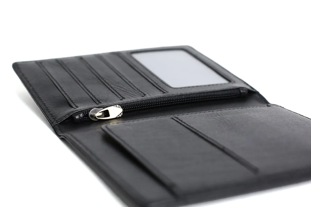 Personalized Leather Travel Wallet, Passport Holder, Card Holder - Groomsmen Gifts