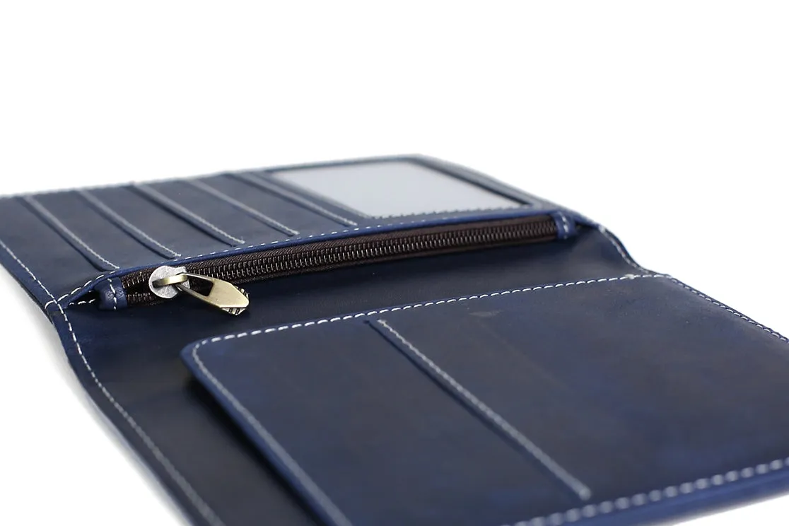 Personalized Leather Travel Wallet, Passport Holder, Card Holder - Groomsmen Gifts