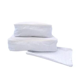 Personalized Packing Cubes Stripe Blue - Set of 3
