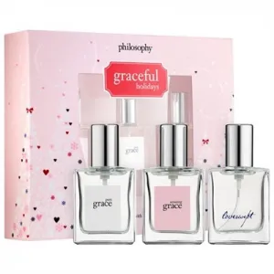 PHILOSOPHY GRACEFUL HOLIDAYS (AMAZING GRACE   PURE GRACE   LOVESWEPT) FOR WOMEN SET EDT 3x15 ml