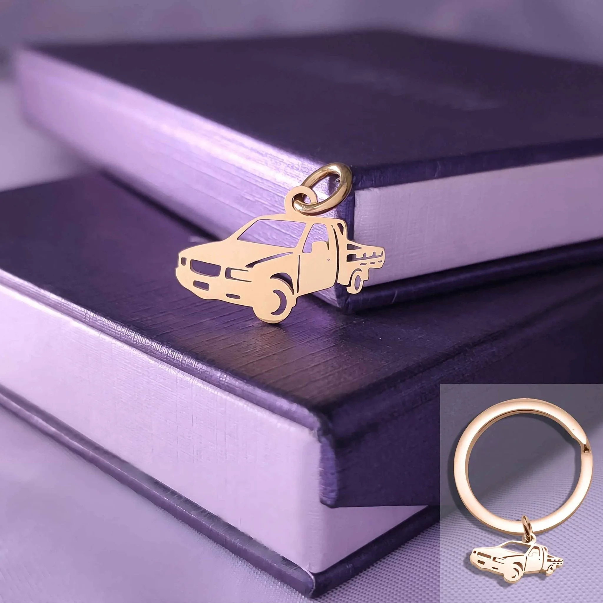 Pick up Truck Charm for Keyring