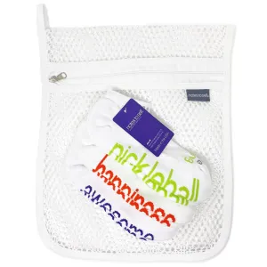 Pickleball and Happiness - laundry bag 3 pair socks set