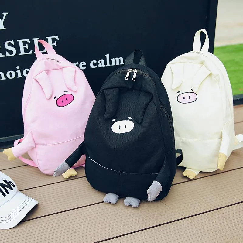Pig Face With Legs Backpack SD02135