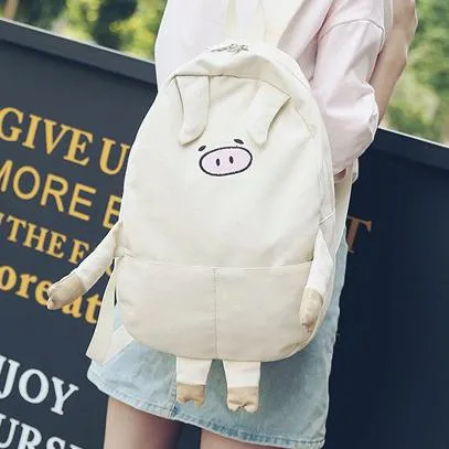 Pig Face With Legs Backpack SD02135