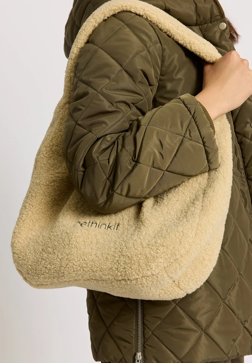 Pile Bag FUZZY - sandshell