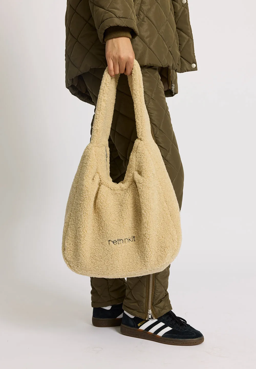 Pile Bag FUZZY - sandshell