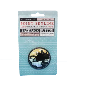 Pittsburgh Backpack Pin | Pittsburgh Skyline