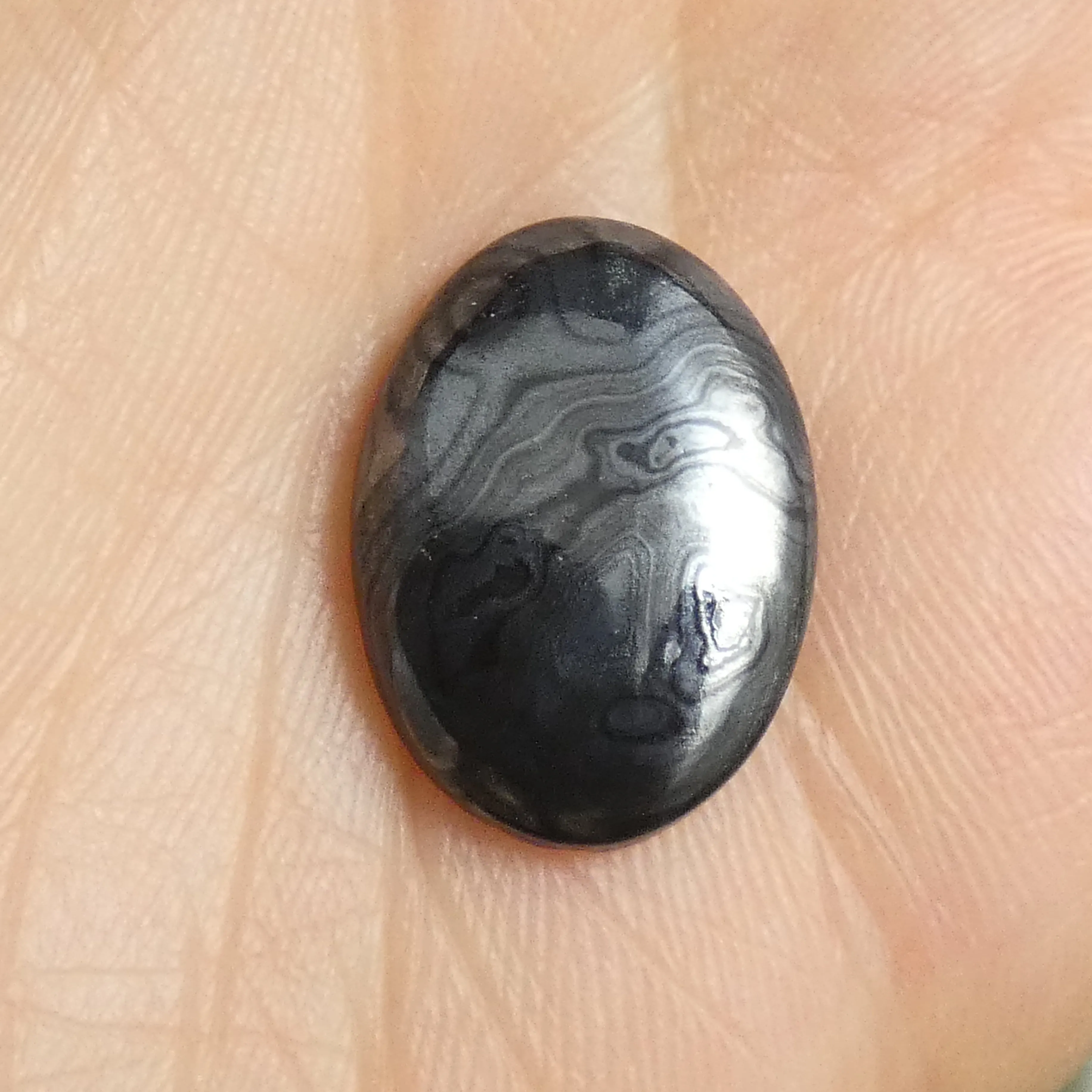 Polished Psilomelane Cabochons
