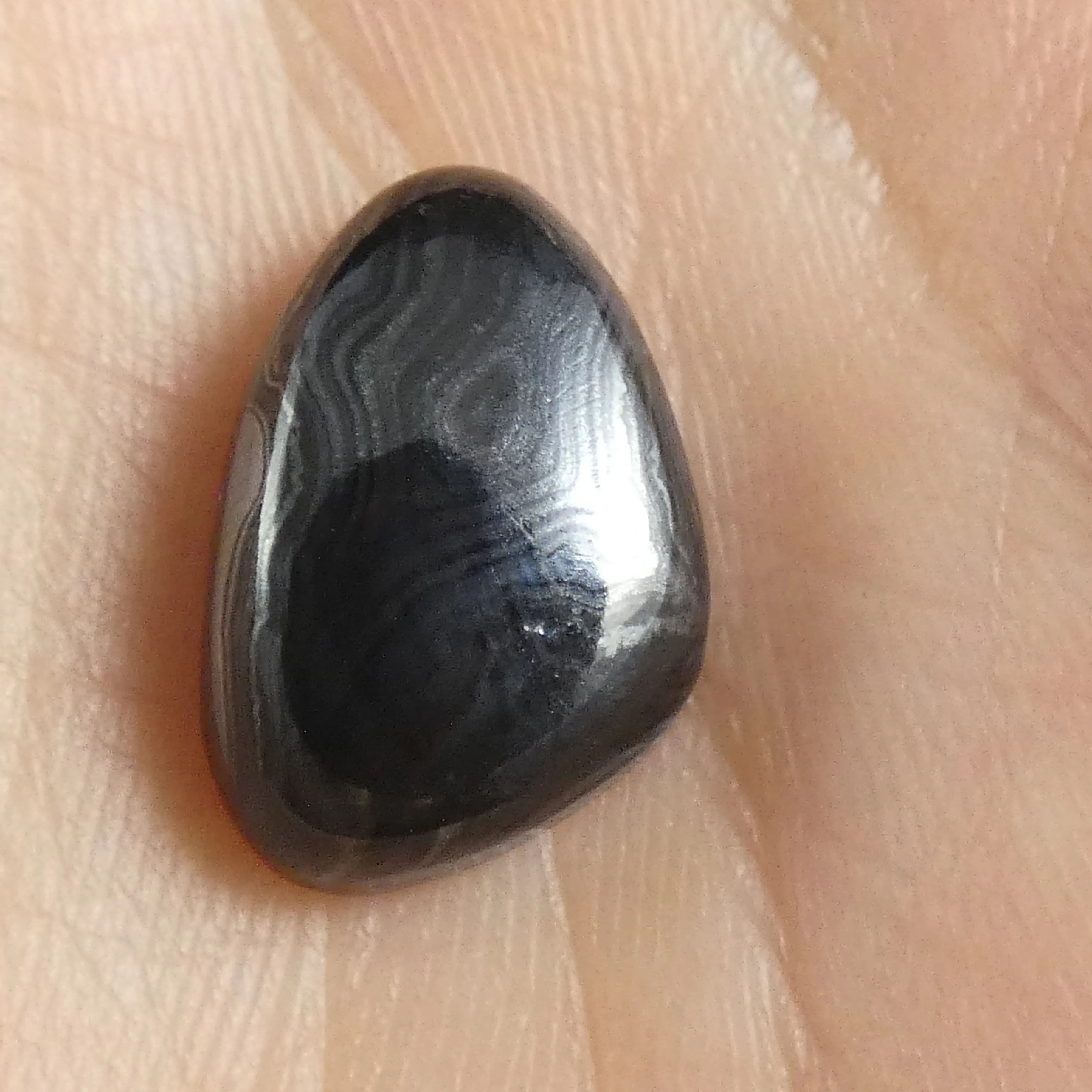 Polished Psilomelane Cabochons