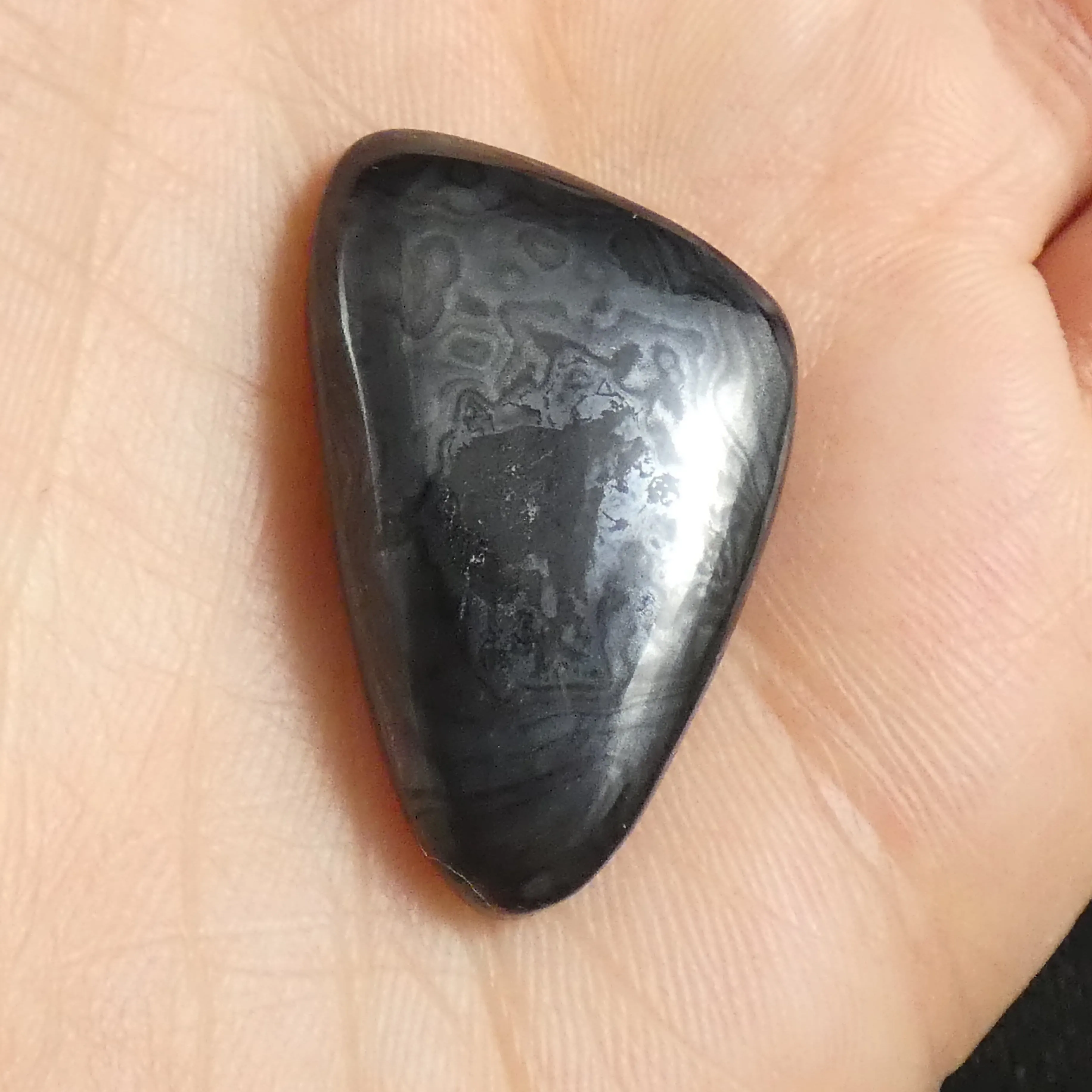 Polished Psilomelane Cabochons
