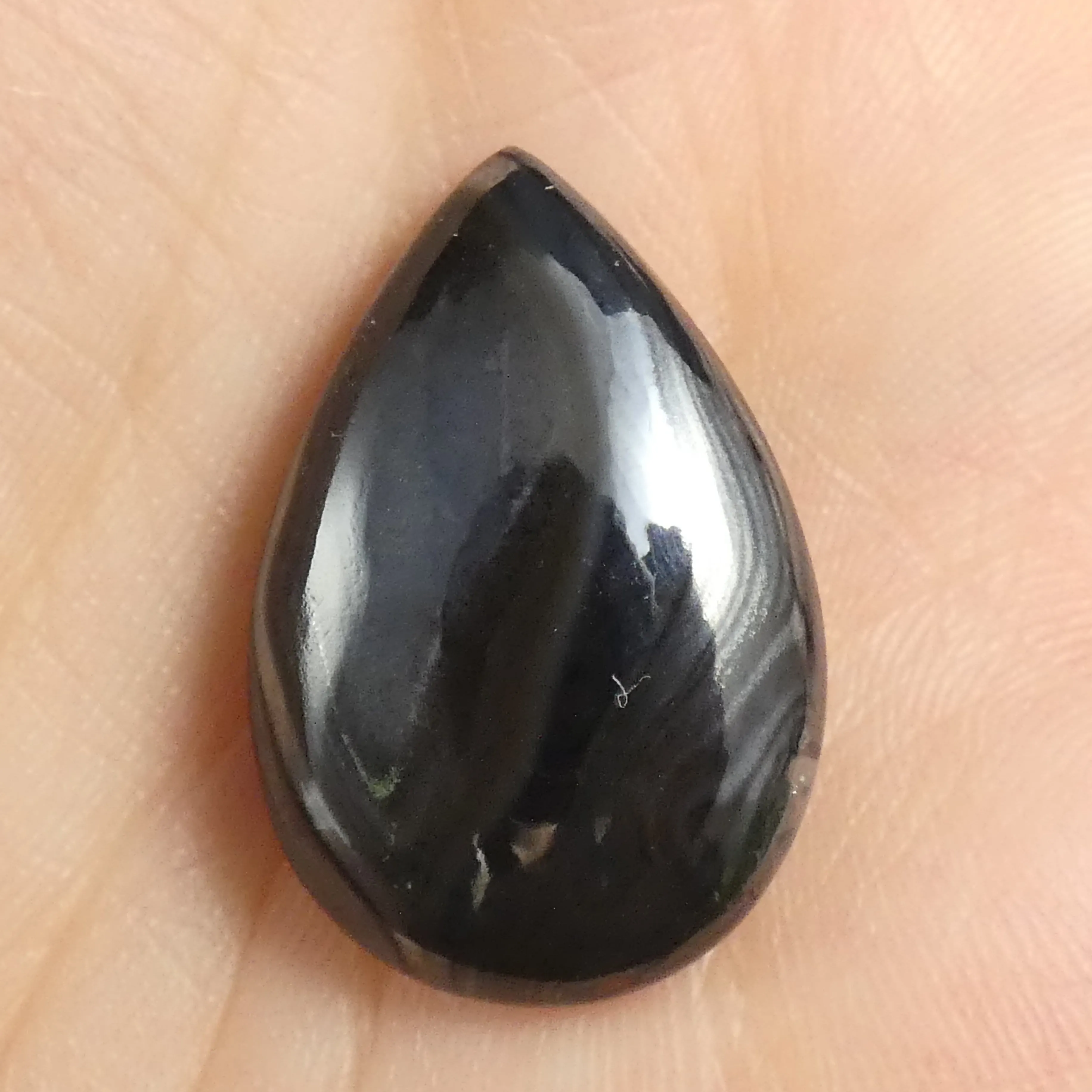 Polished Psilomelane Cabochons