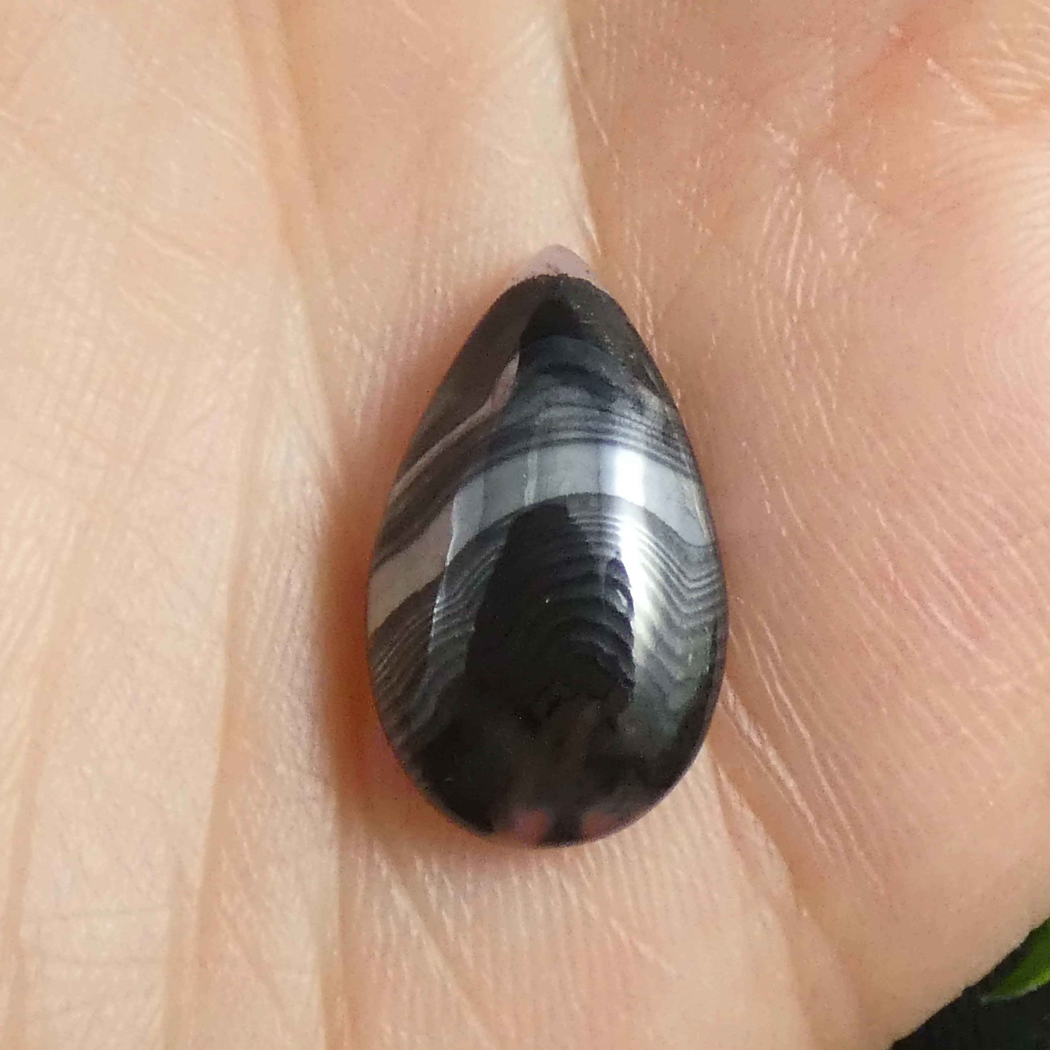 Polished Psilomelane Cabochons