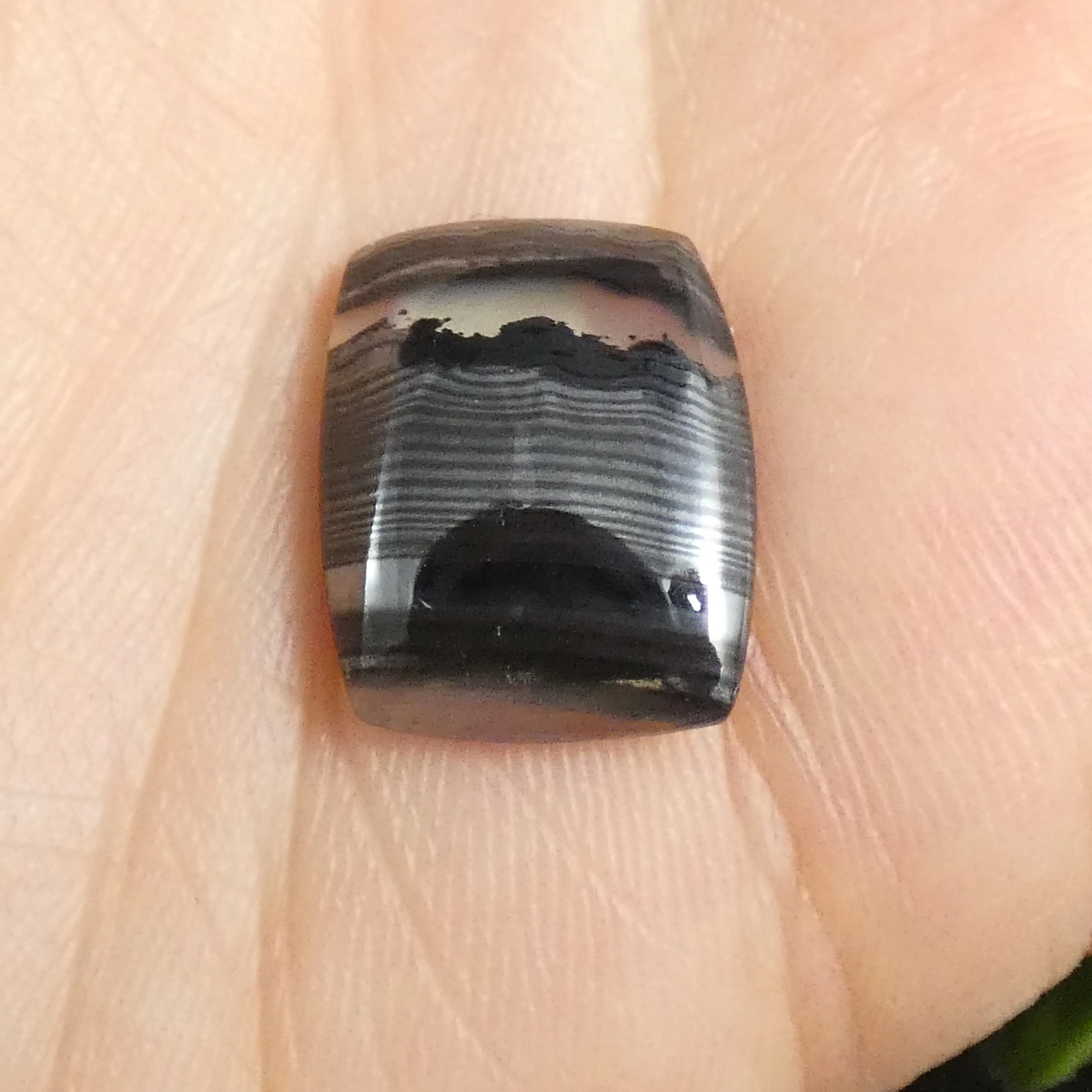 Polished Psilomelane Cabochons