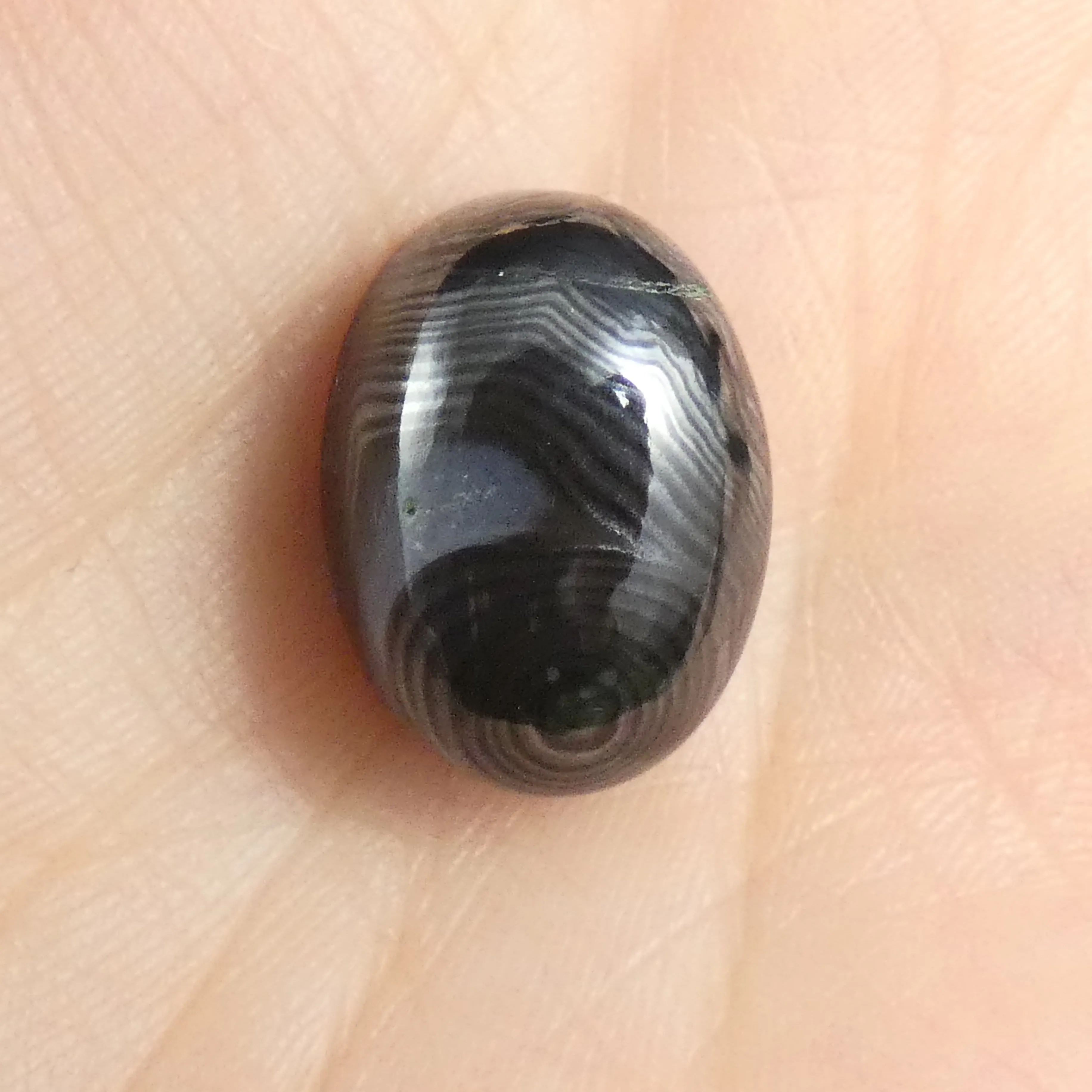 Polished Psilomelane Cabochons