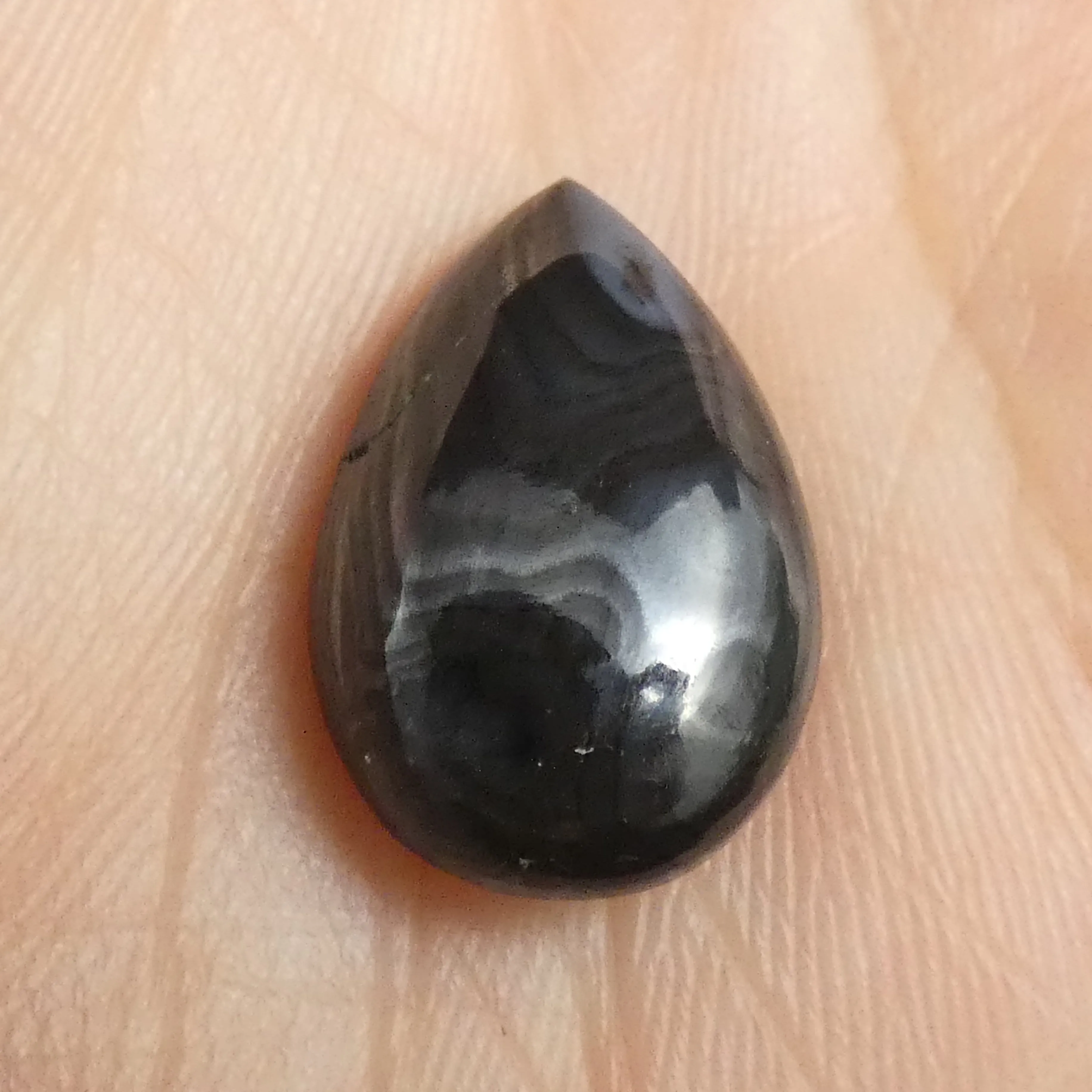 Polished Psilomelane Cabochons