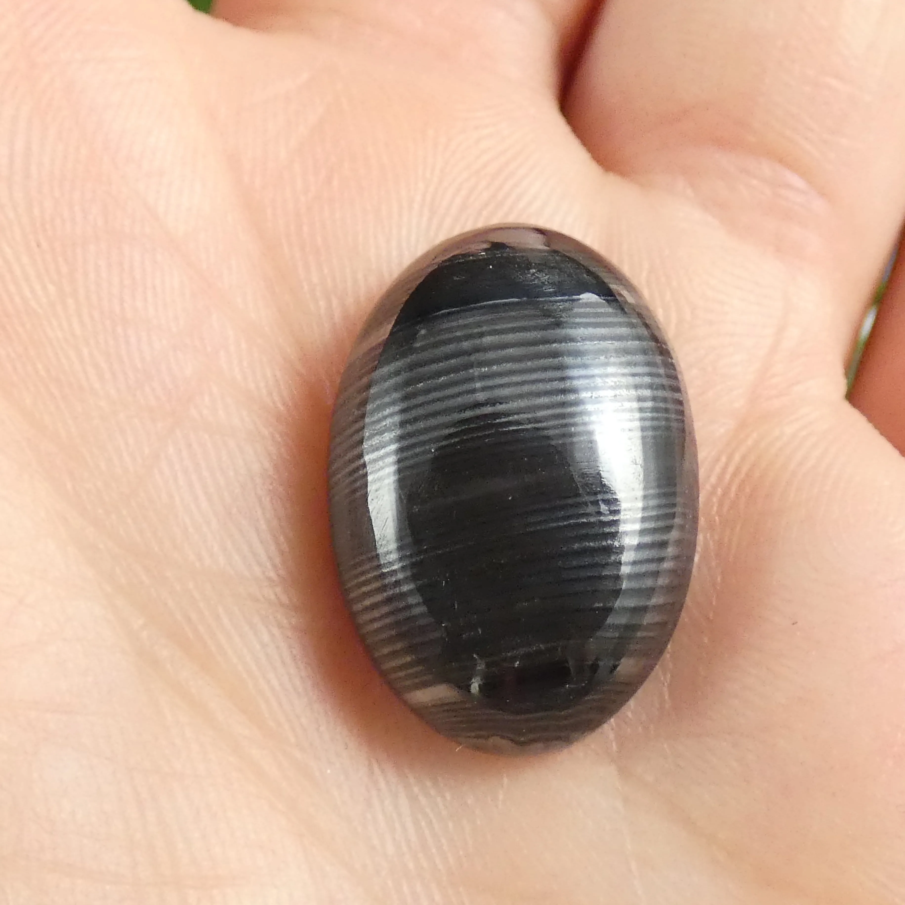 Polished Psilomelane Cabochons