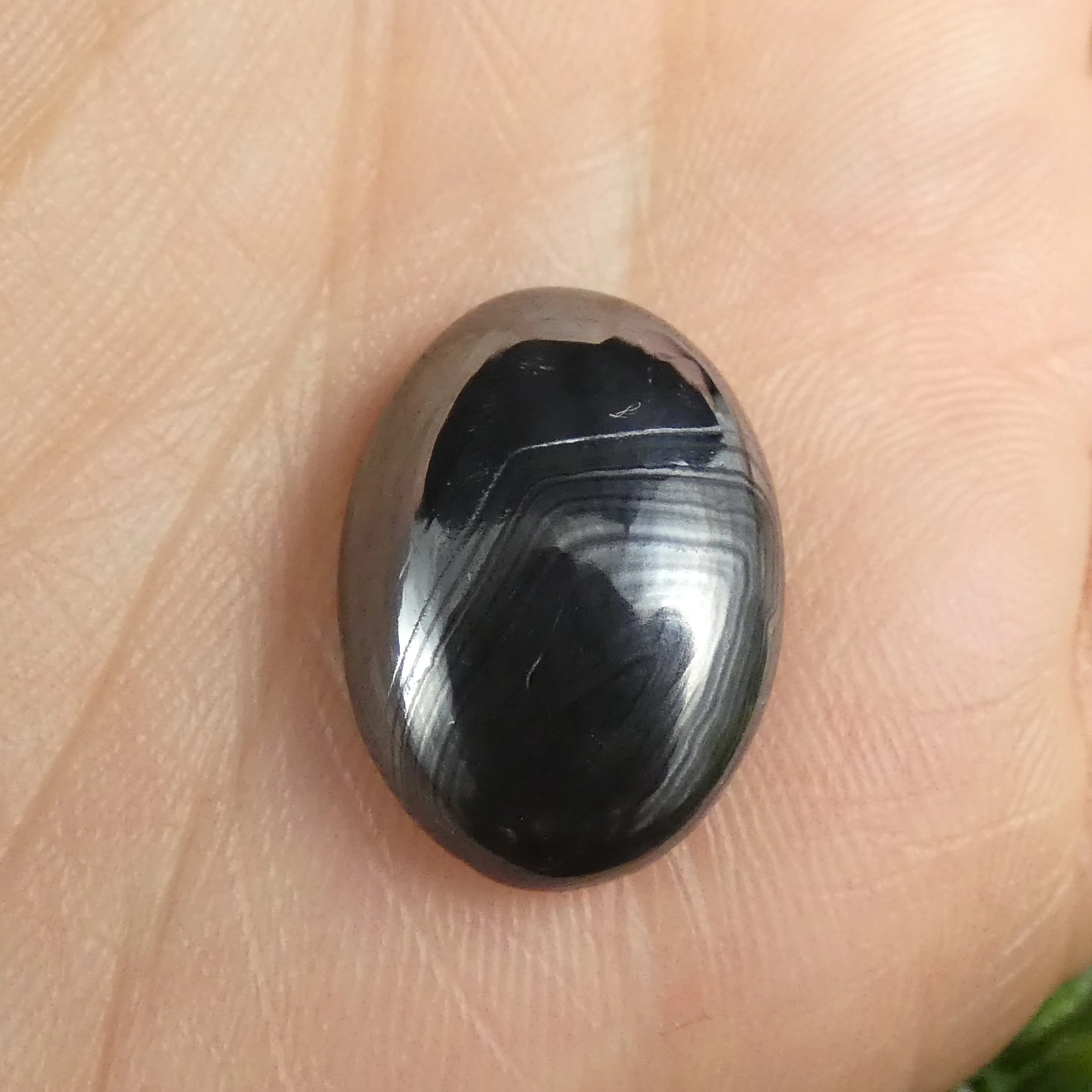Polished Psilomelane Cabochons