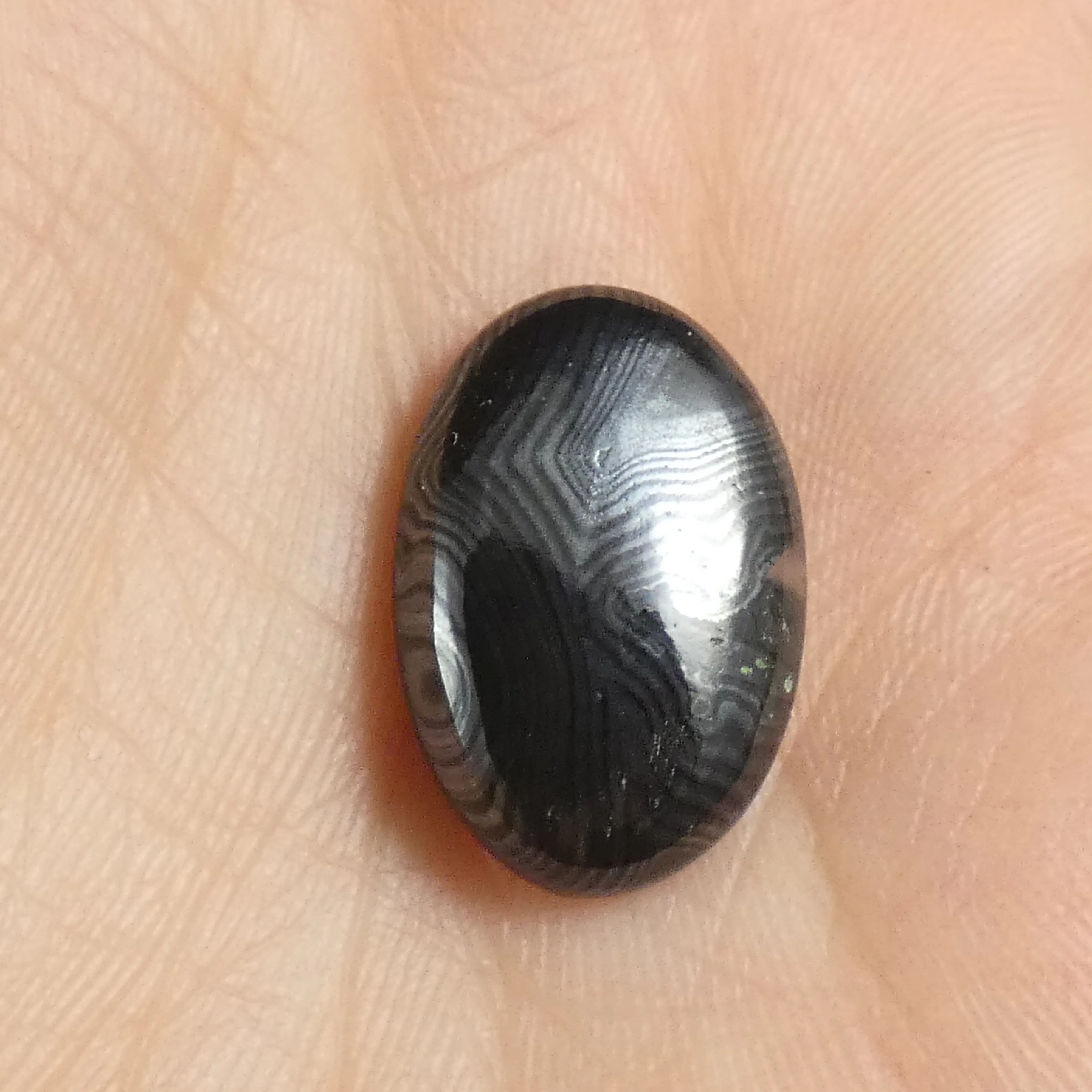 Polished Psilomelane Cabochons
