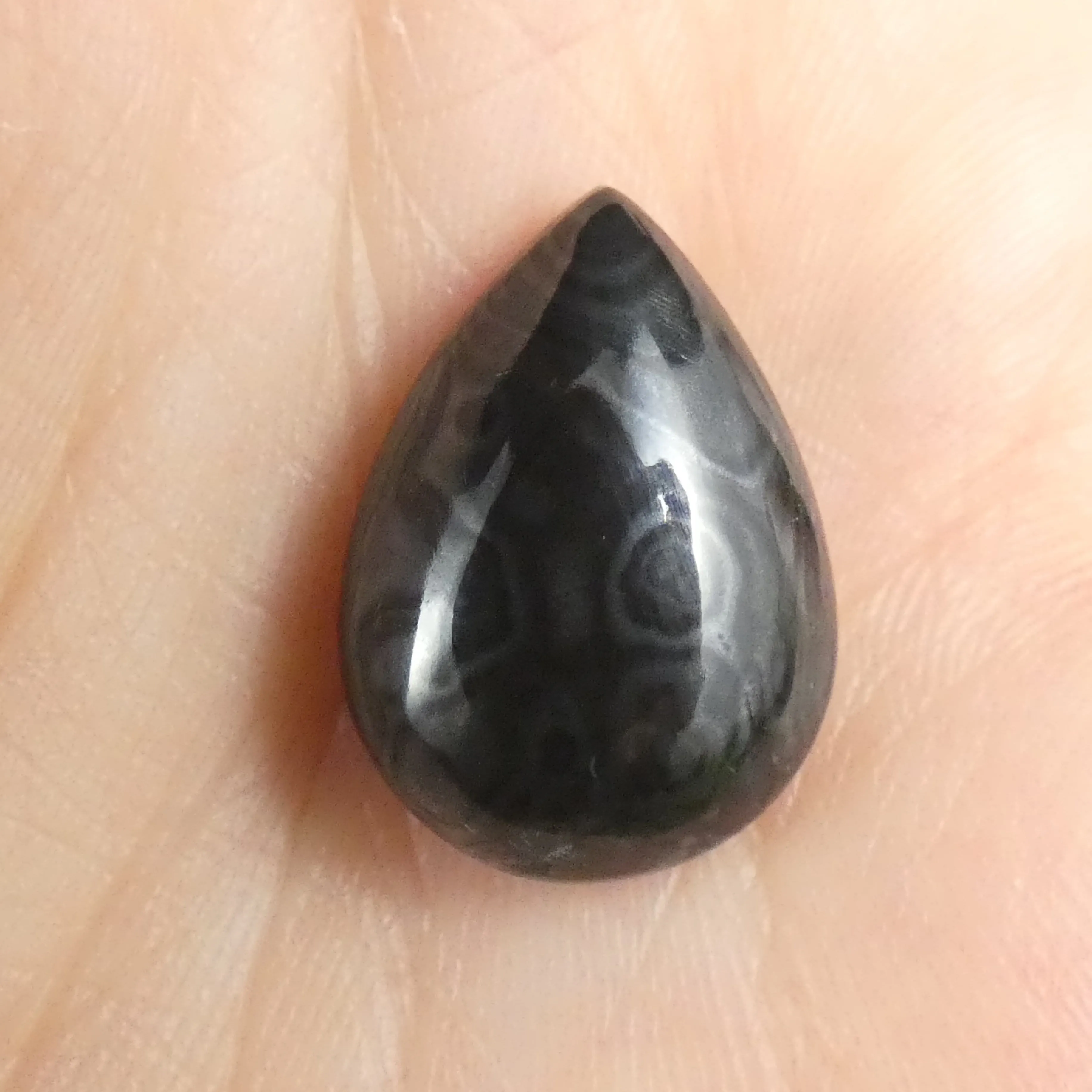 Polished Psilomelane Cabochons