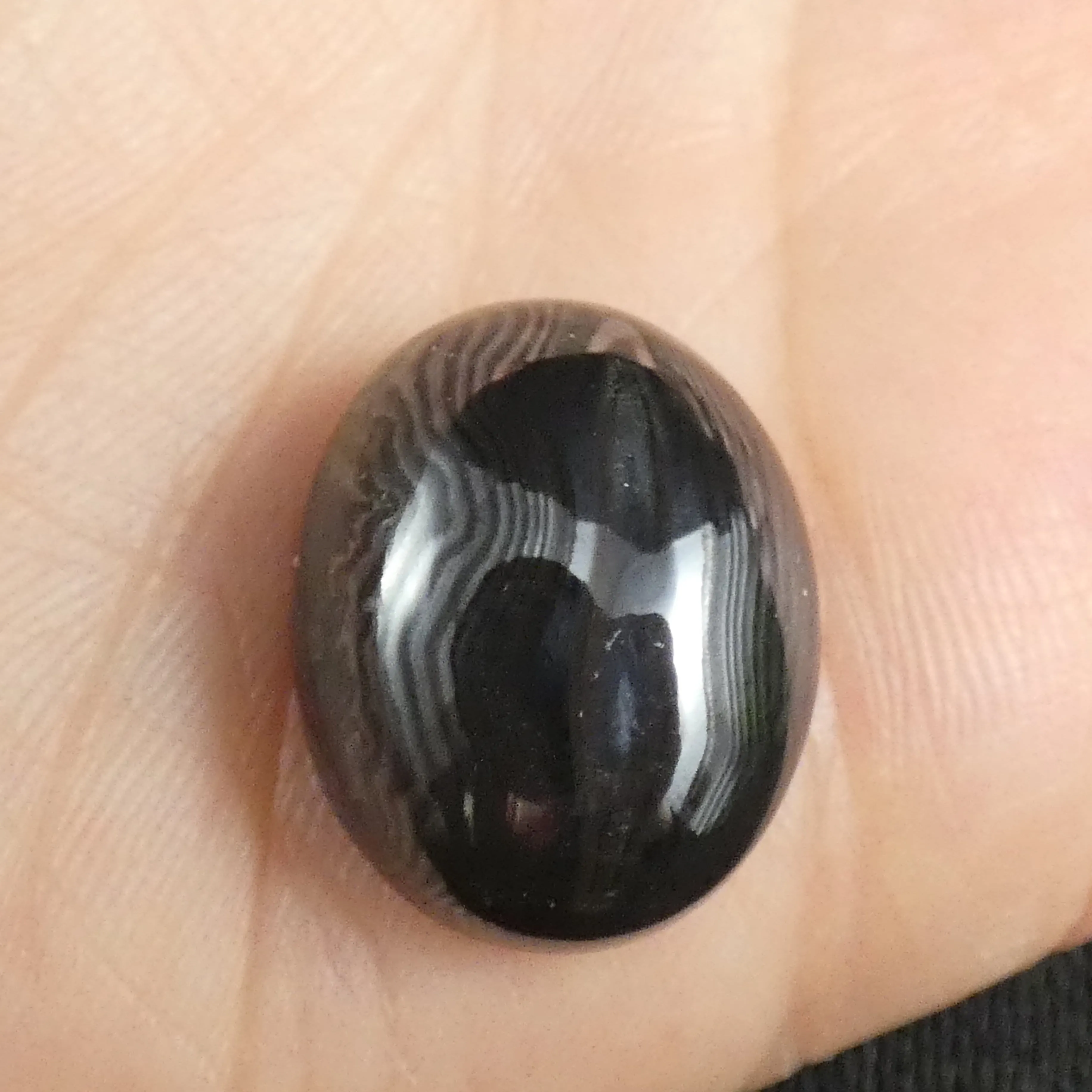 Polished Psilomelane Cabochons