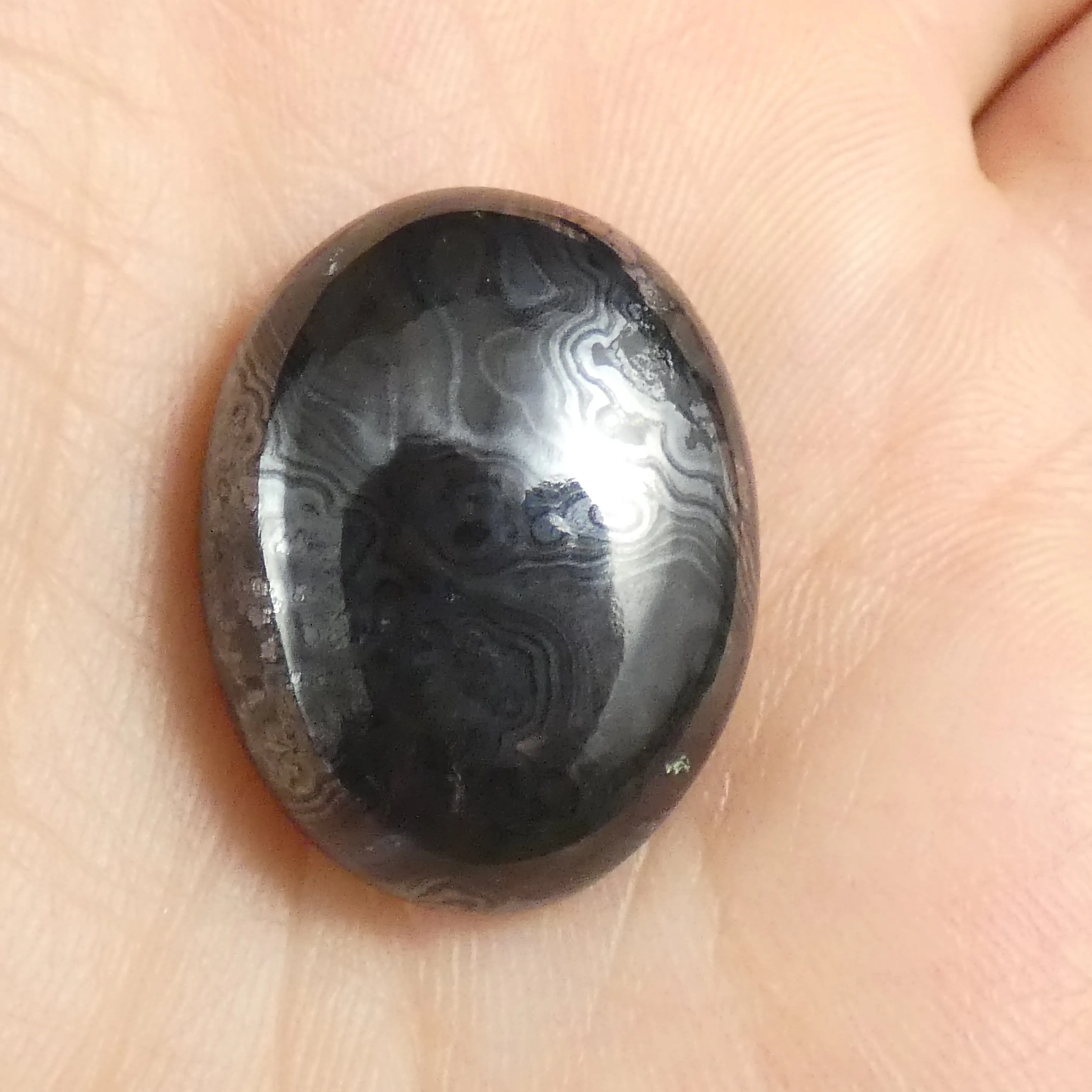 Polished Psilomelane Cabochons