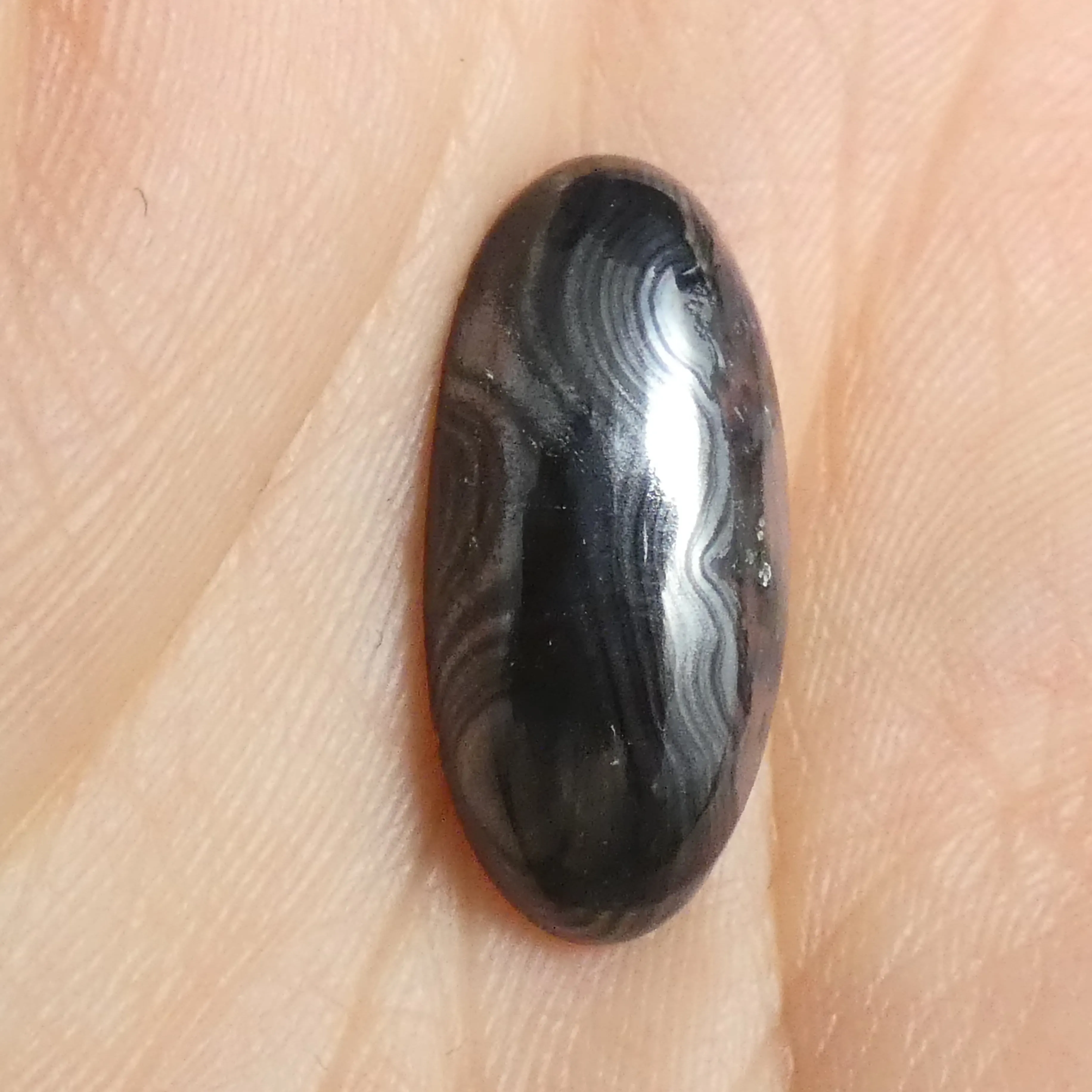 Polished Psilomelane Cabochons