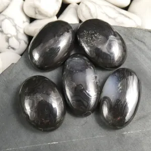 Polished Psilomelane Cabochons