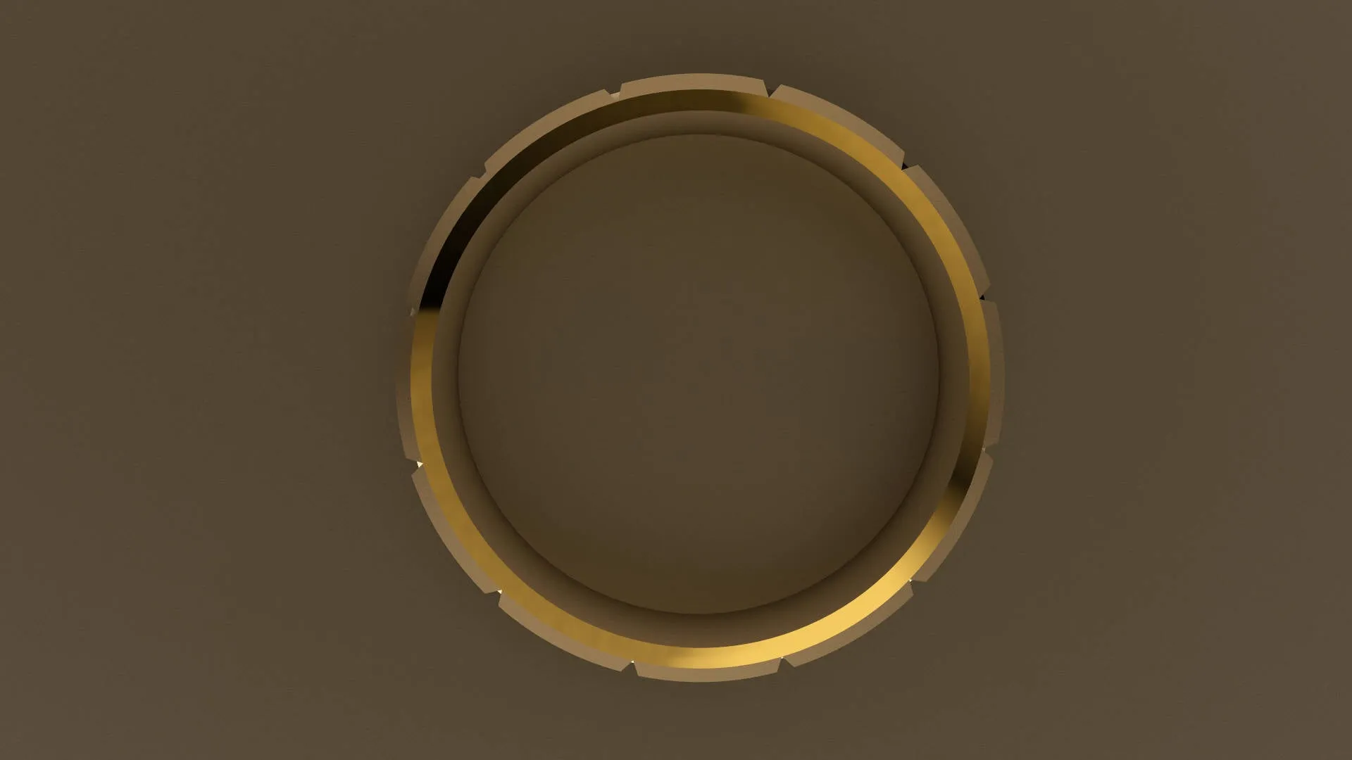 Polished Yellow Gold 6mm Brick Pattern Wedding Band