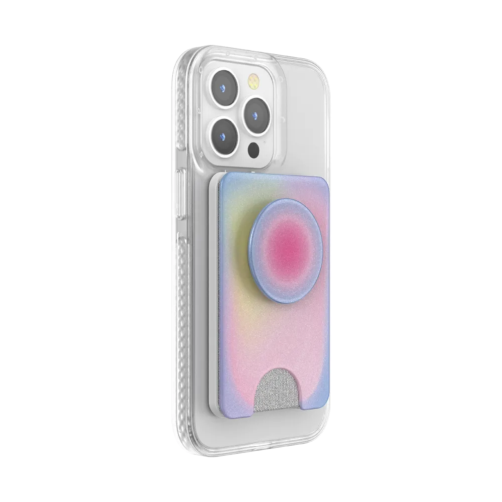 PopSockets MagSafe Phone Wallet - Aura Clear