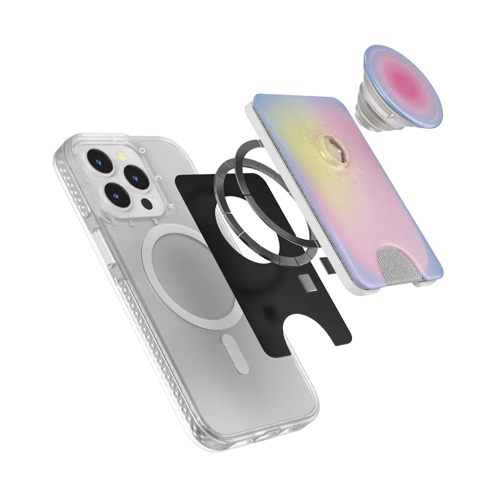 PopSockets MagSafe Phone Wallet - Aura Clear