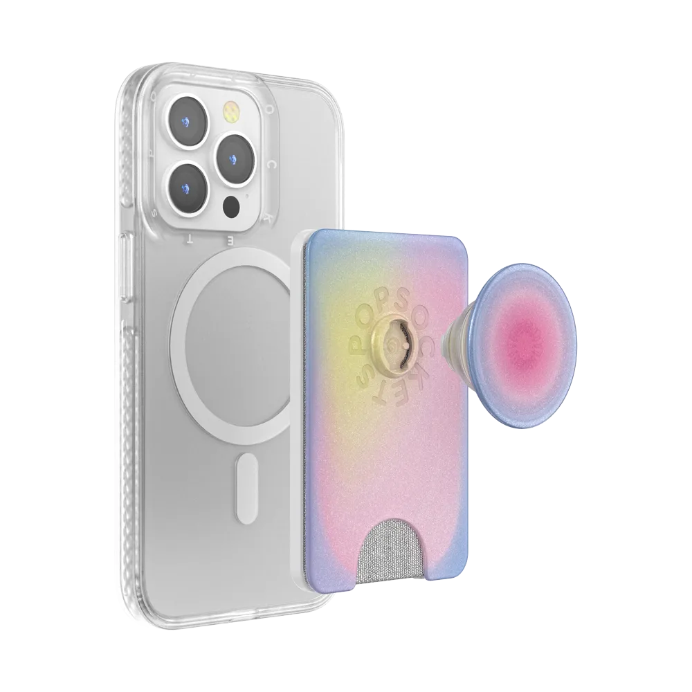PopSockets MagSafe Phone Wallet - Aura Clear