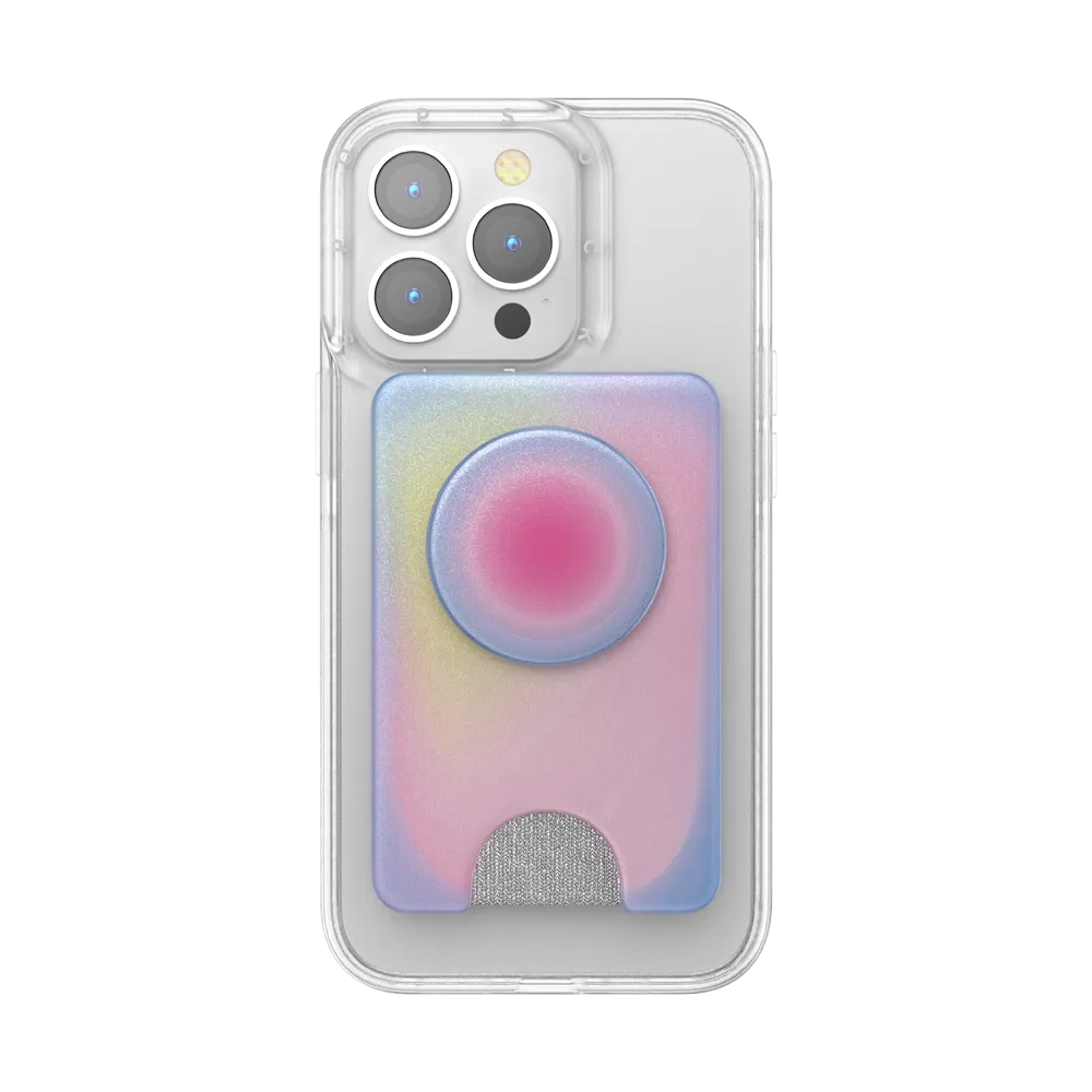 PopSockets MagSafe Phone Wallet - Aura Clear