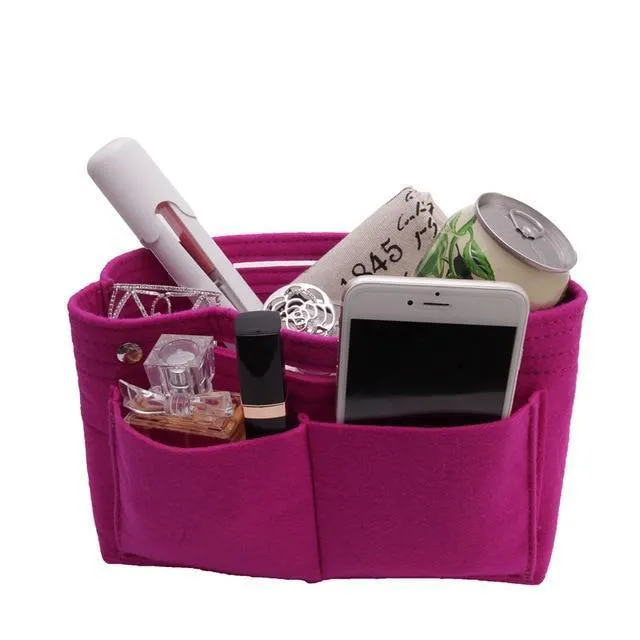 Popular Multi-functional Felt Handbag interior Organizing Holder