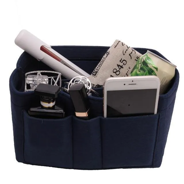 Popular Multi-functional Felt Handbag interior Organizing Holder