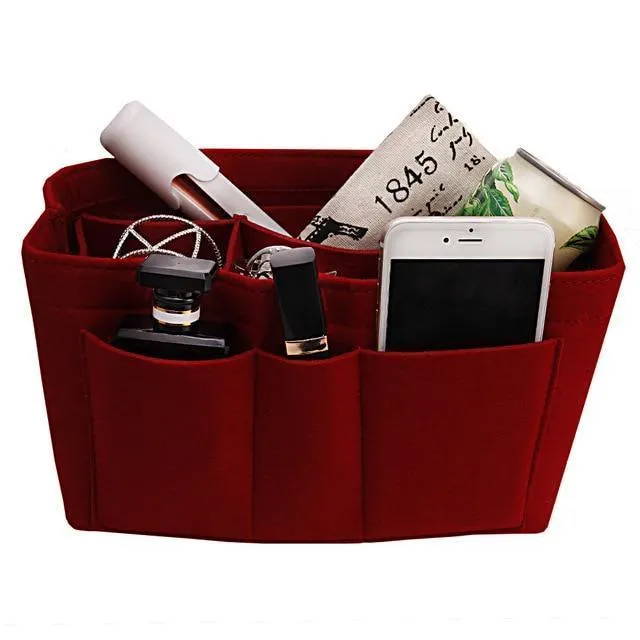 Popular Multi-functional Felt Handbag interior Organizing Holder