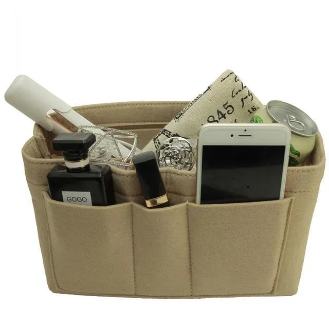 Popular Multi-functional Felt Handbag interior Organizing Holder