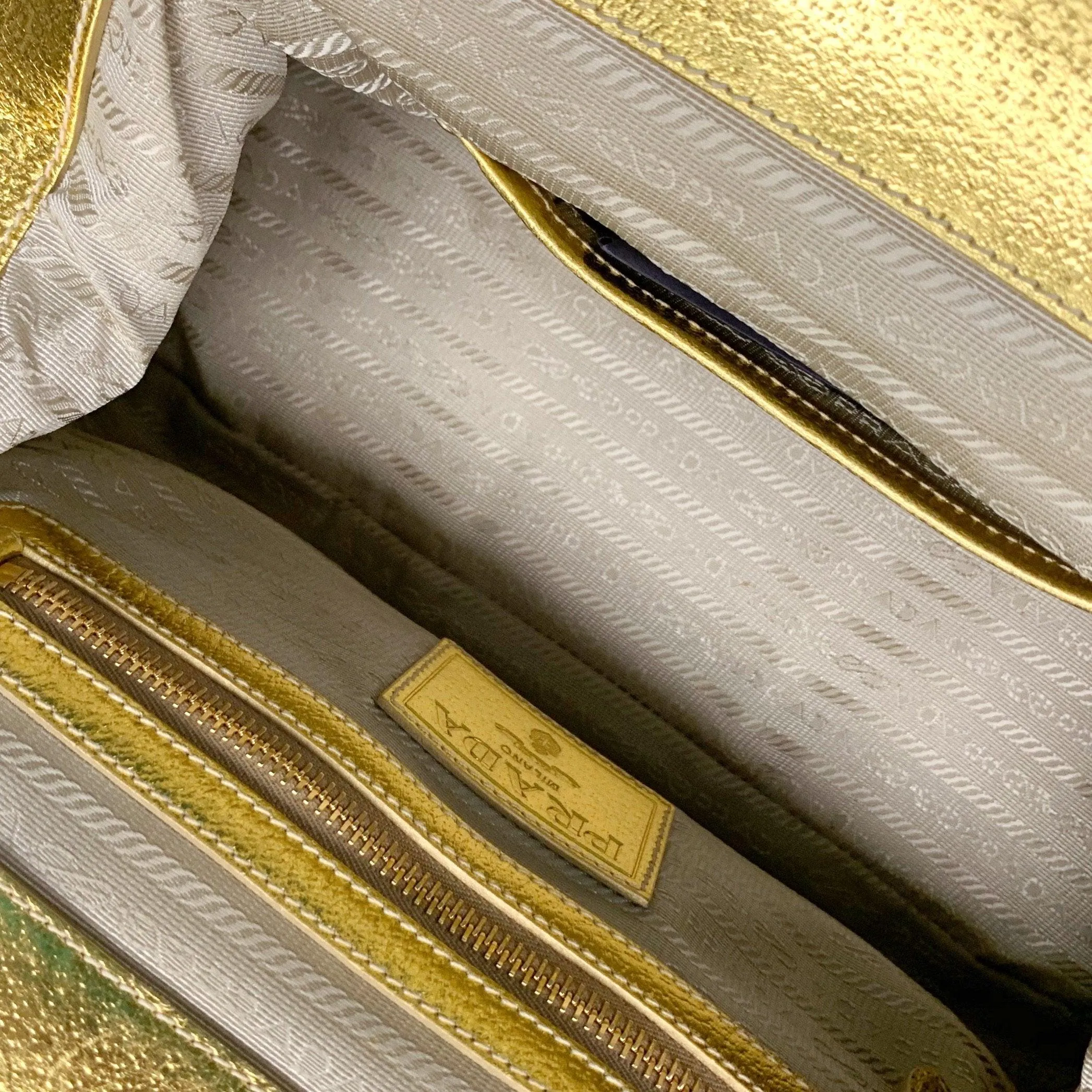 Prada Straw Shoulder Bag