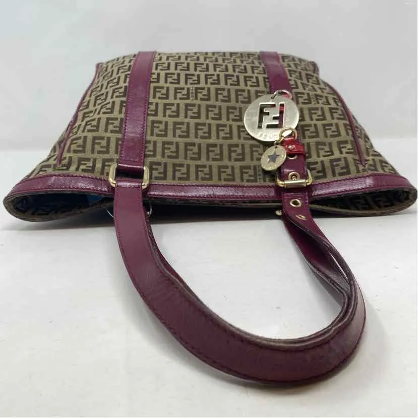 Pre-Owned Fendi Monogram Canvas Handbag