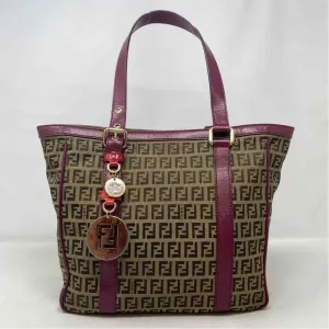 Pre-Owned Fendi Monogram Canvas Handbag