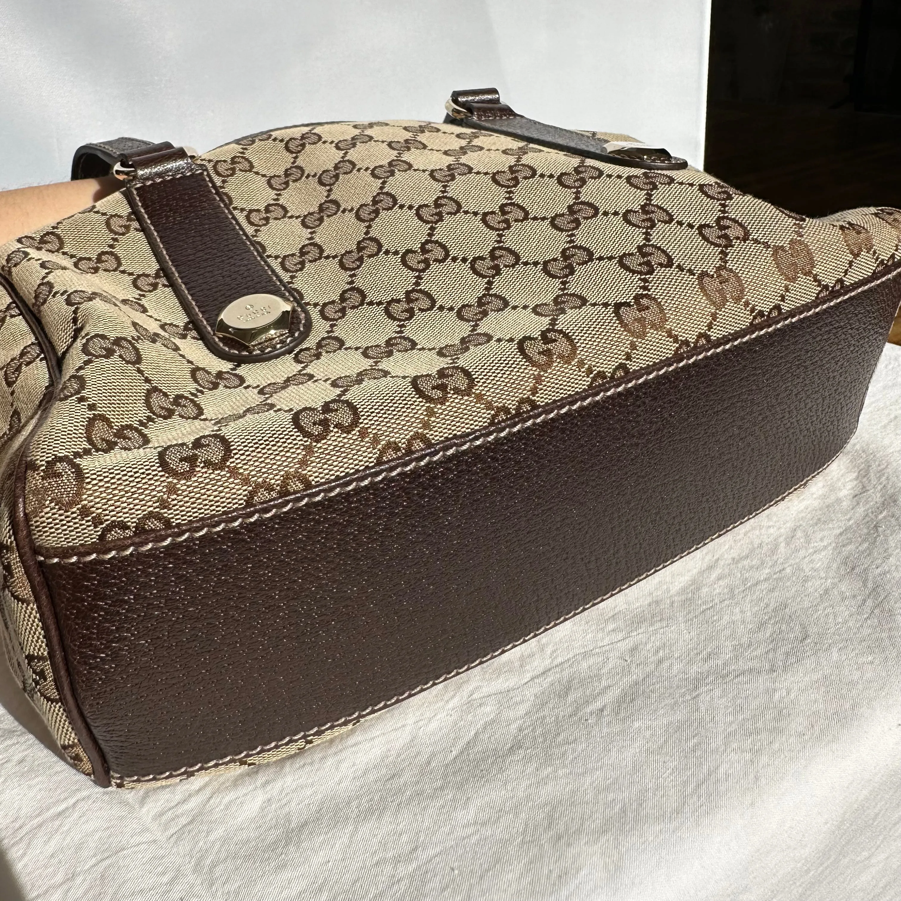 PREOWNED Gucci GG Monogram Boston Handbag