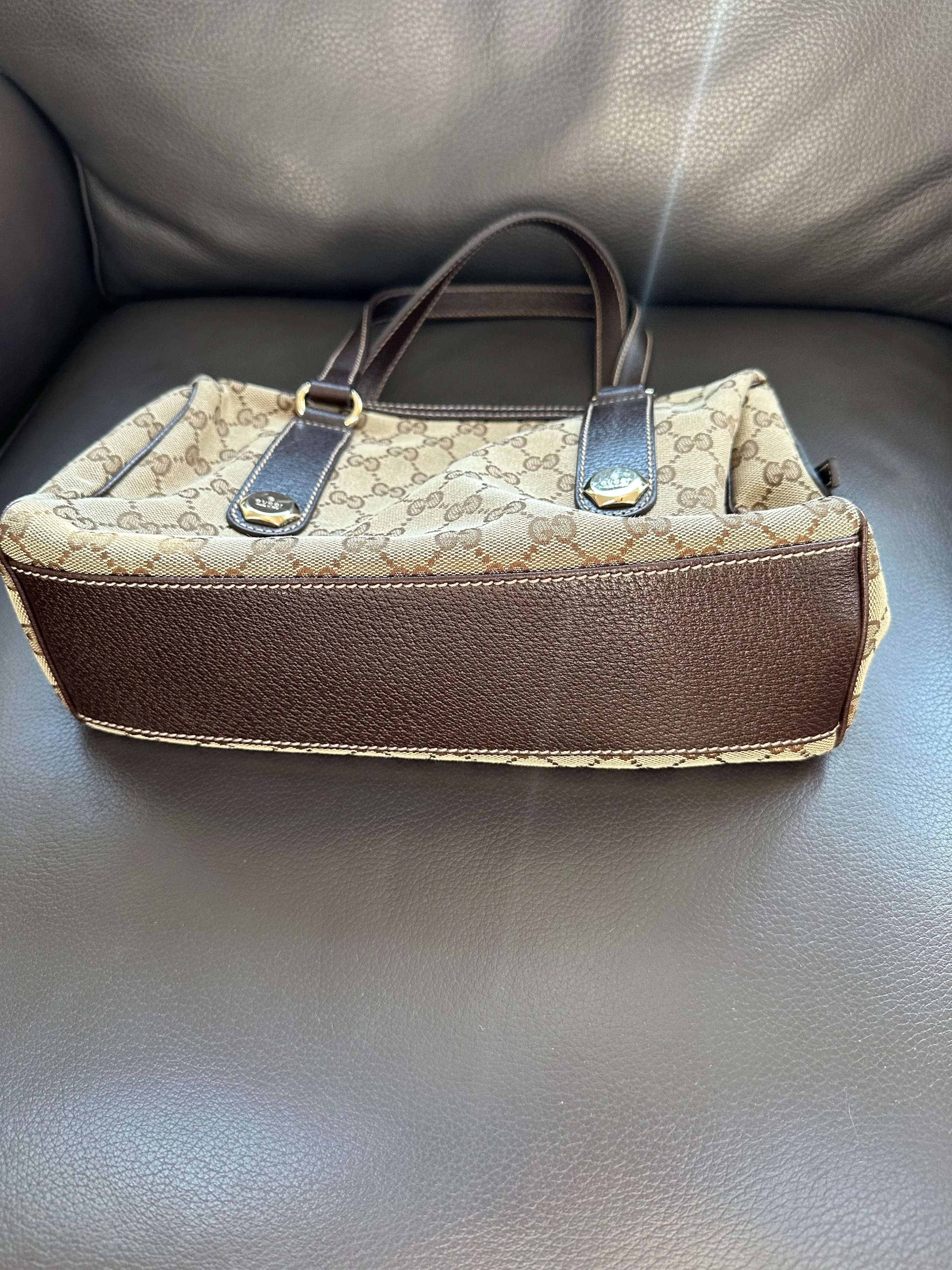 PREOWNED Gucci GG Monogram Boston Handbag