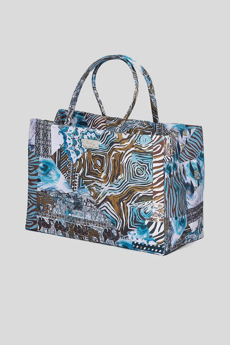 Printed Handbag 100% Pl
