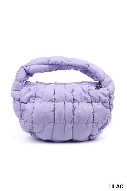 QUILTED MICRO PUFFY HANDBAG