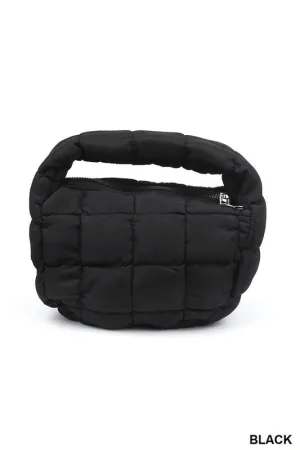 QUILTED MICRO PUFFY HANDBAG