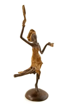 "Celebrating Lady” Series Lost Wax Bronze Sculpture