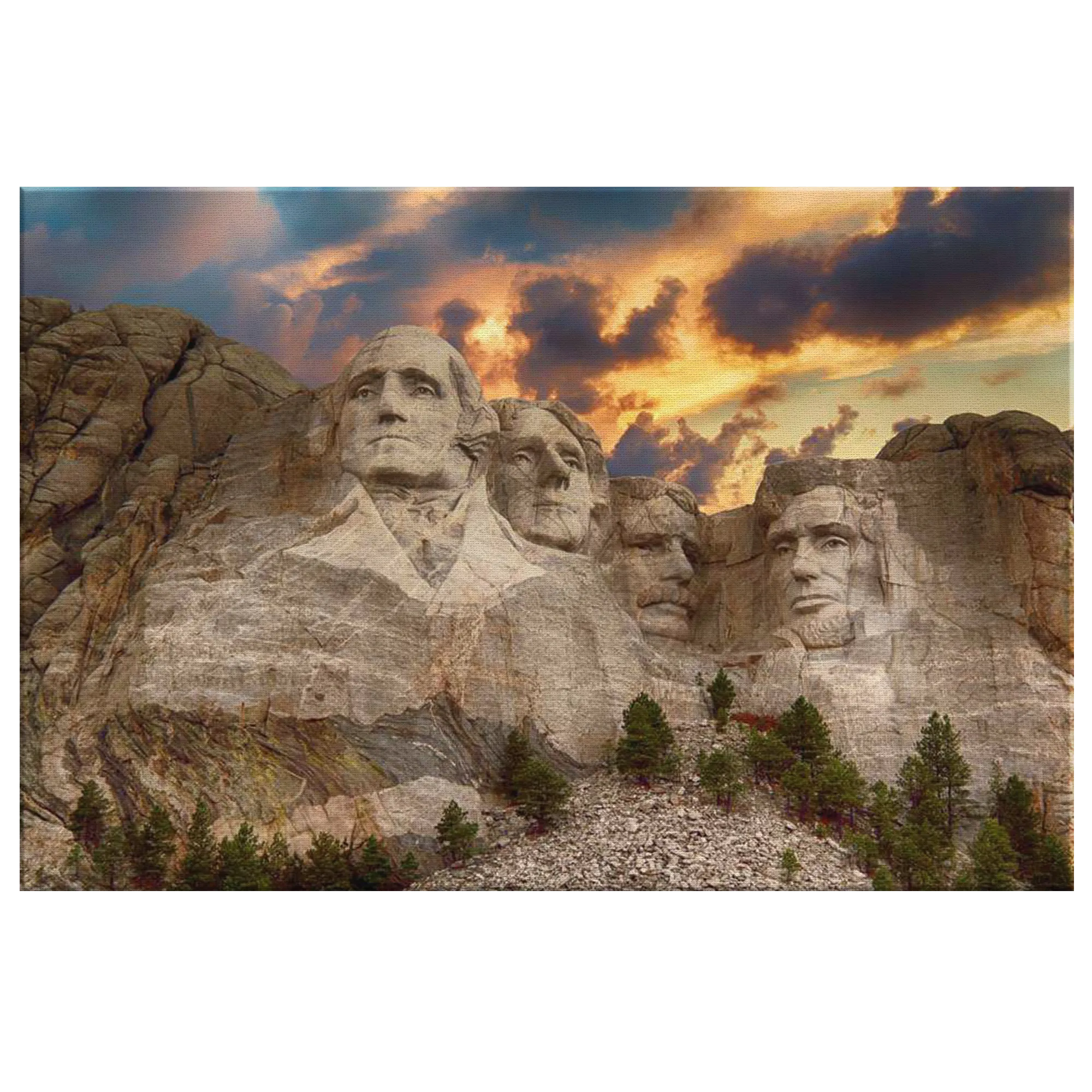 "Mount Rushmore" Canvas